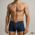 شورت نیم پا مردانه کرال کوئین-بسته ۴ عددی سوپر پنبه