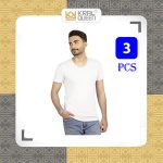 زیرپوش آستین دار مردانه کرال کوئین | بسته سه عددی - تصویر 3