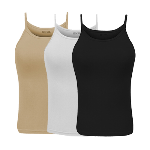 site1-3 تاب بندی زنانه کد 01 بسته سه عددی - رنگ سفید،مشکی،کرم - Image 1