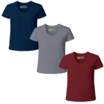 زیرپوش آستین دار رنگی کرال کوئین کد 2 | بسته سه عددی